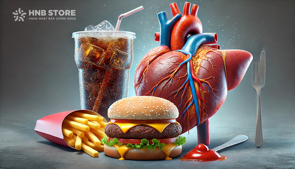 tác hại của việc tiêu thụ quá nhiều đồ ăn nhanh đối với gan