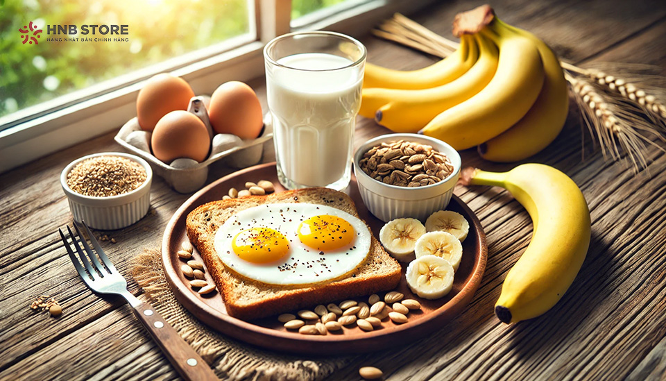 Thực đơn tăng cân buổi sáng cho người gầy