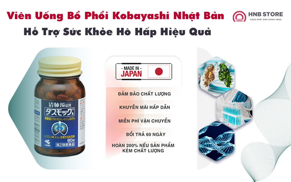 Viên uống bổ phổi Kobayashi