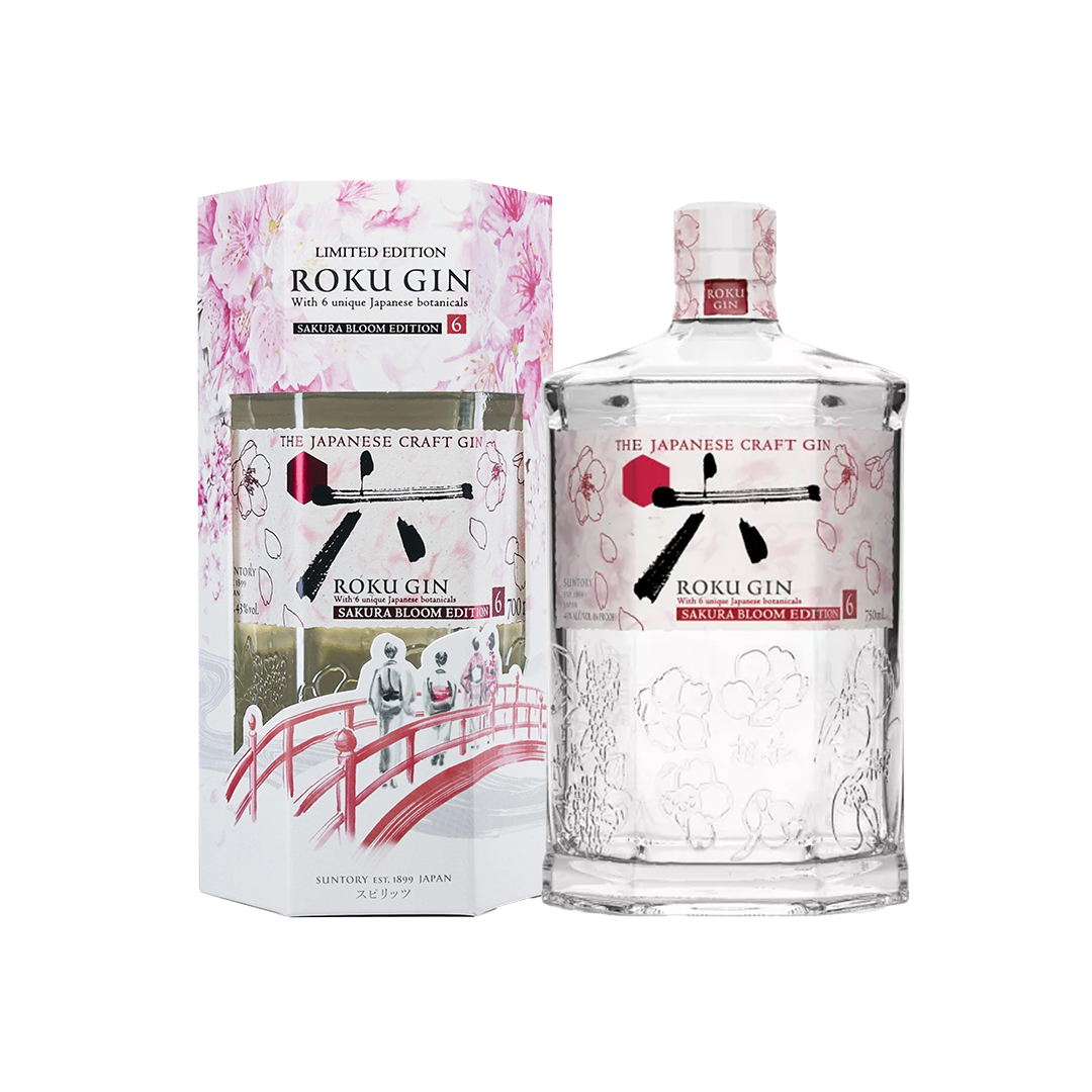 Rượu Suntory Roku Sakura Bloom Edition Japan