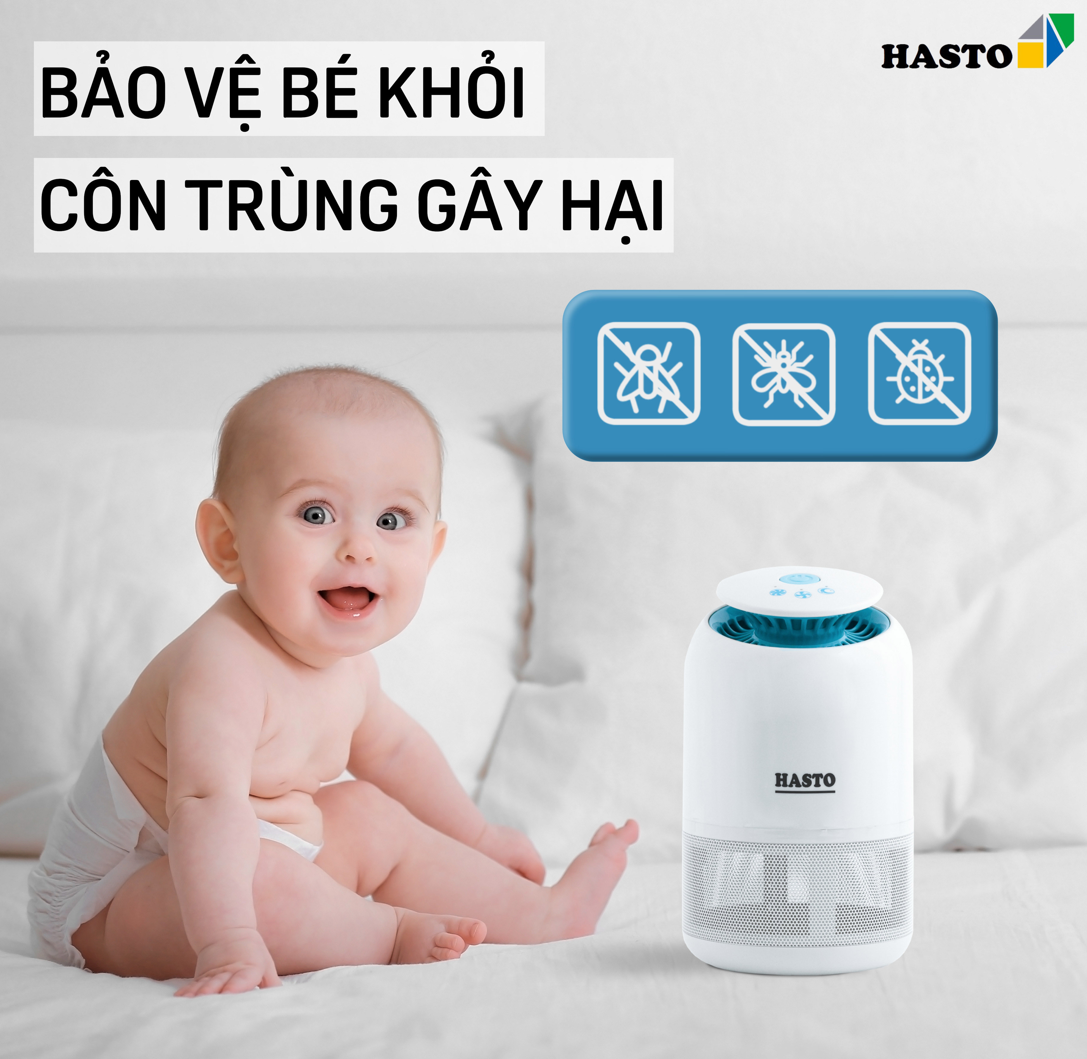 Những ưu điểm vượt trội của máy bắt muỗi Hasto Hàn Quốc