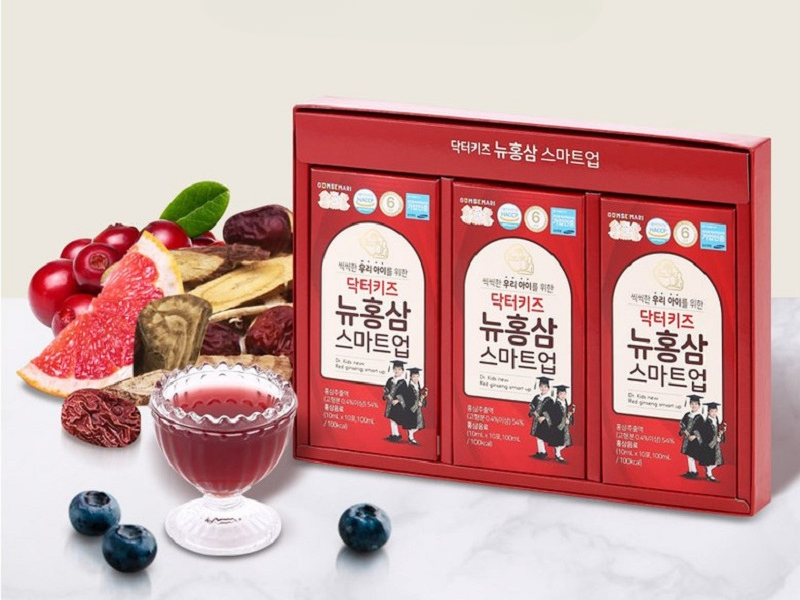 “Công thức vàng” cho trẻ khỏe mạnh từ nước hồng sâm trẻ em Ba Con Gấu