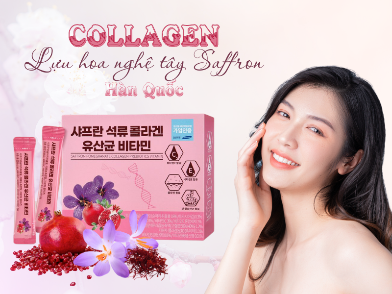 Saffron - Thành phần mới của Collagen Lựu Saffron có tác dụng gì