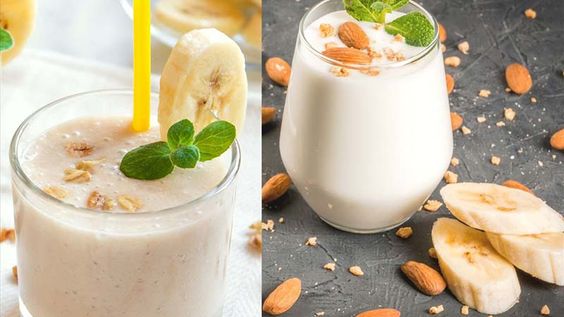 Sinh Tố Chuối Sữa Hạnh Nhân - Món Sáng Đơn Giản và Bổ Dưỡng