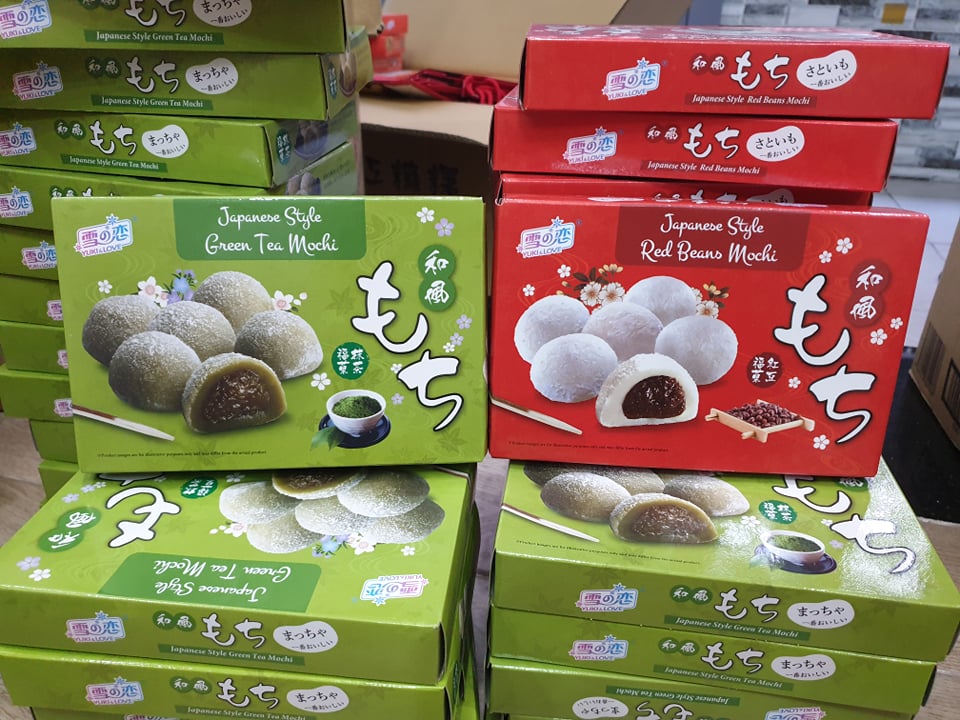 BÁNH MOCHI YUKI & LOVE 210g ( đậu đỏ)