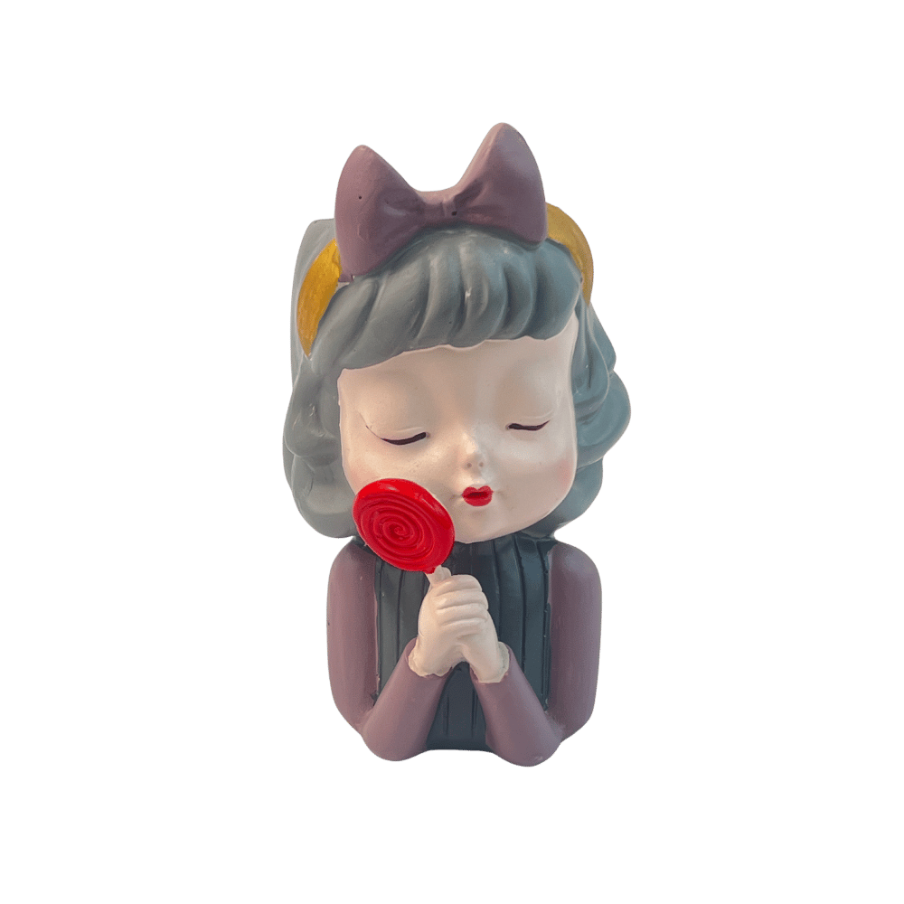 Chấu gốm cô bé và cây kẹo