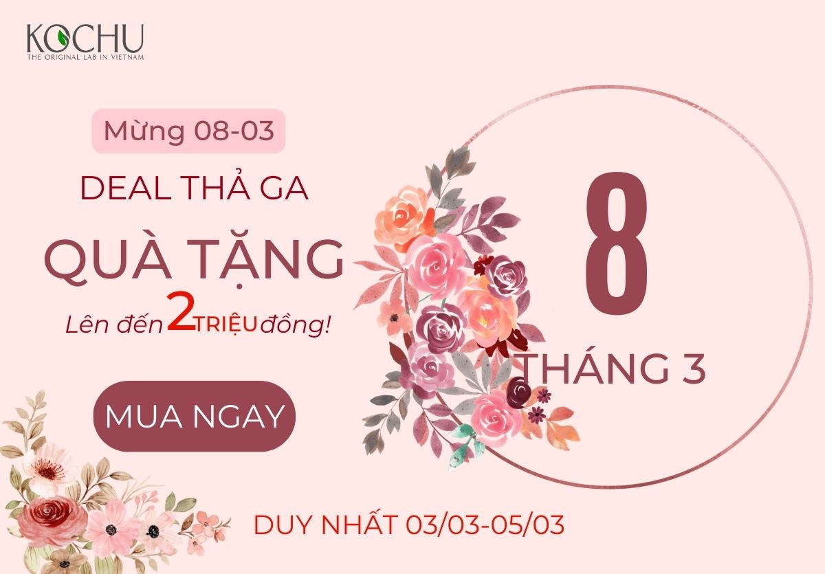 [ CHÀO 08.03] SẢN PHẨM RỬA THỰC PHẨM TƯƠI KOCHU GIẢI PHÁP HOÀN HẢO CHO BẠN VÀ GIA ĐÌNH.