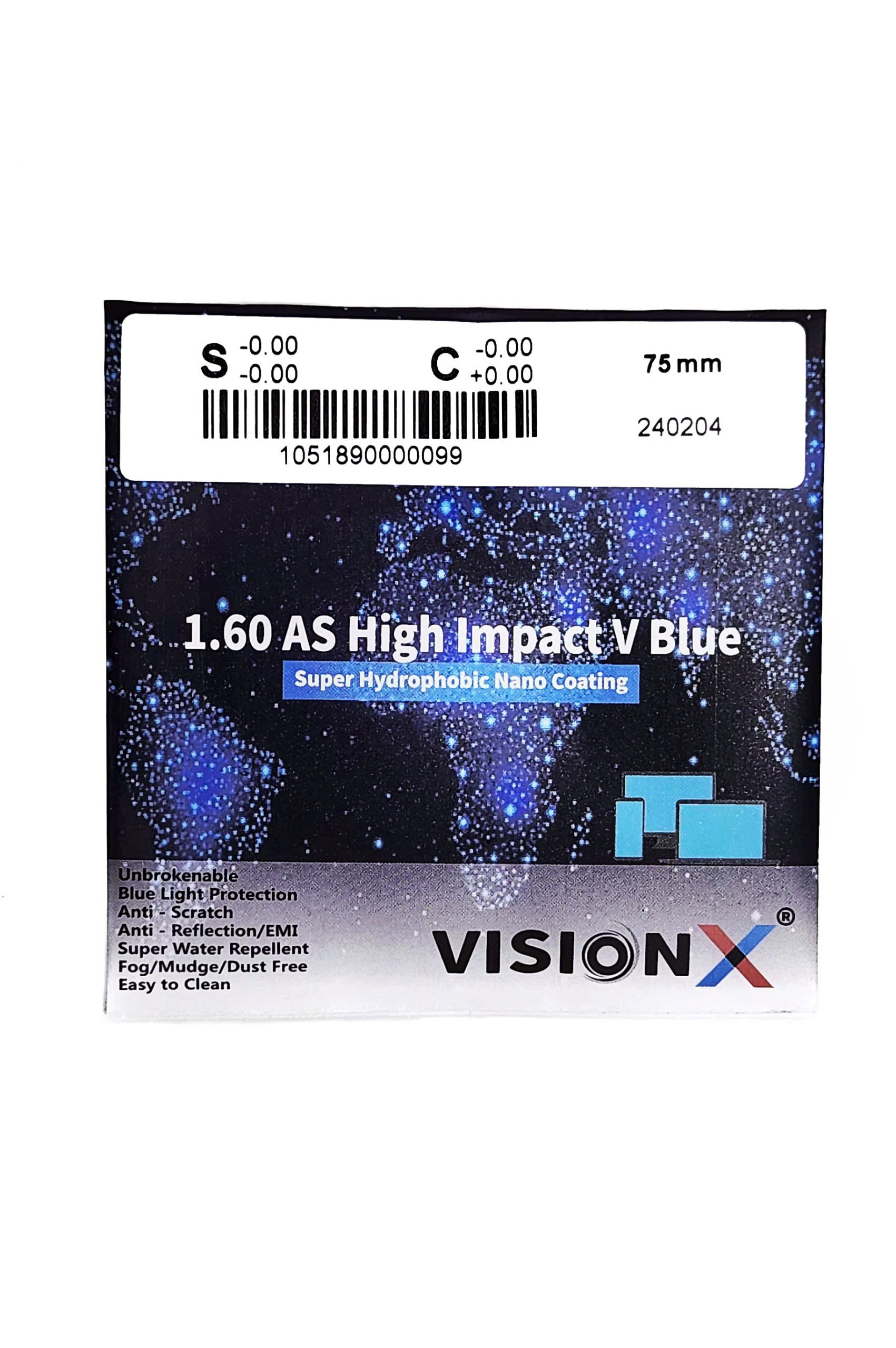 VisionX 1.6AS High Impact VBlue
