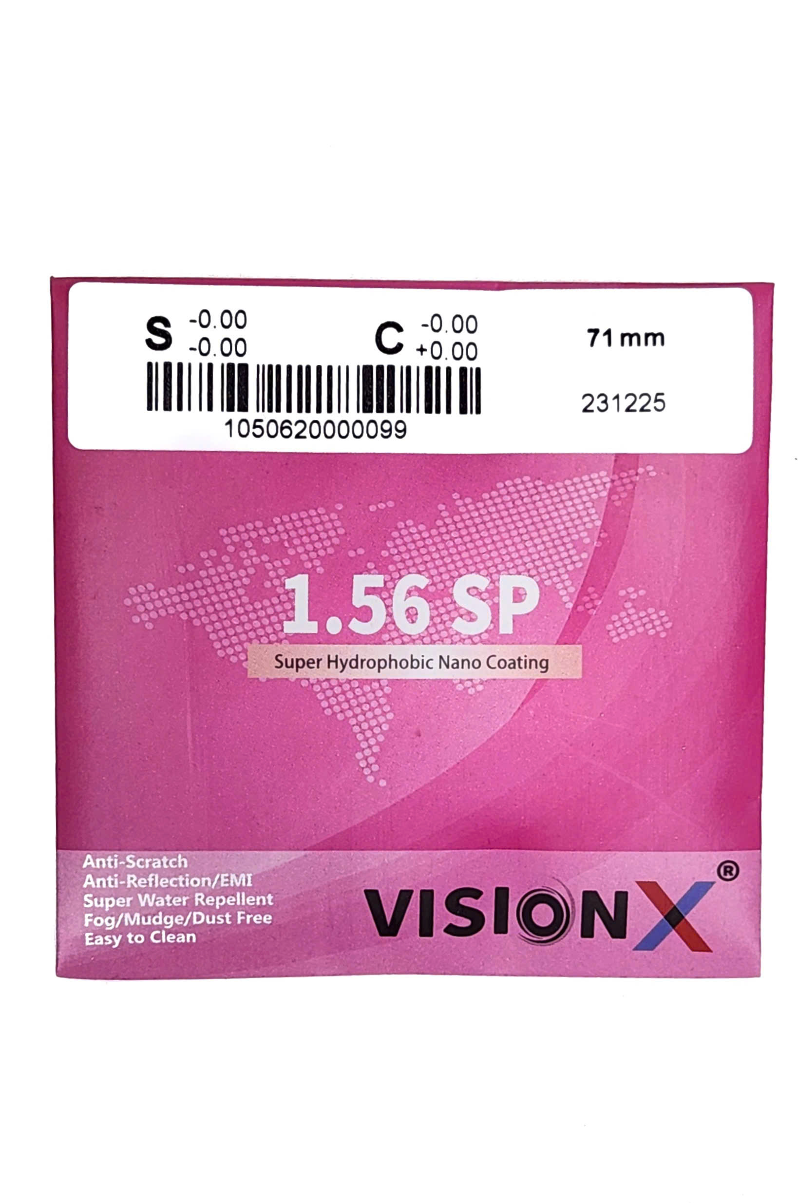 Tròng kính VisionX 1.56 SHMC