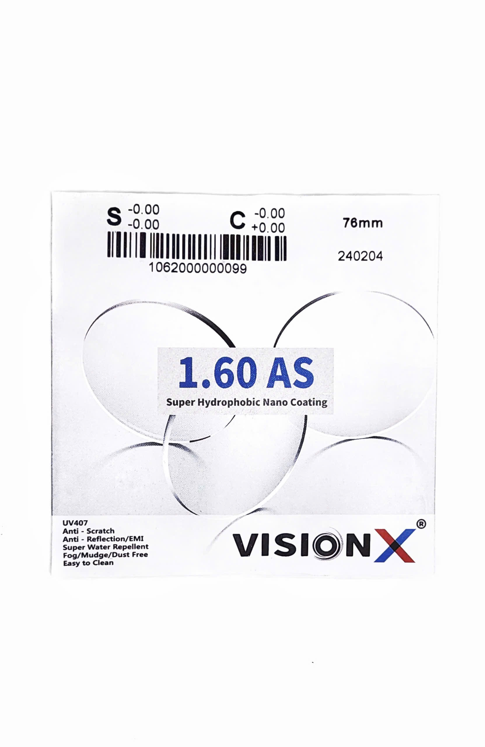 VisionX 1.6AS UV407