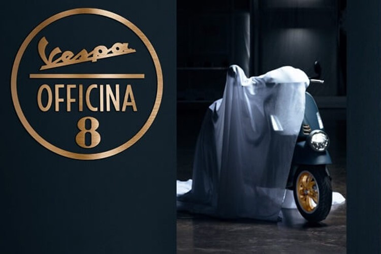 Vespa hé lộ bộ đôi GTV và Primavera bản Officina 8 đặc biệt