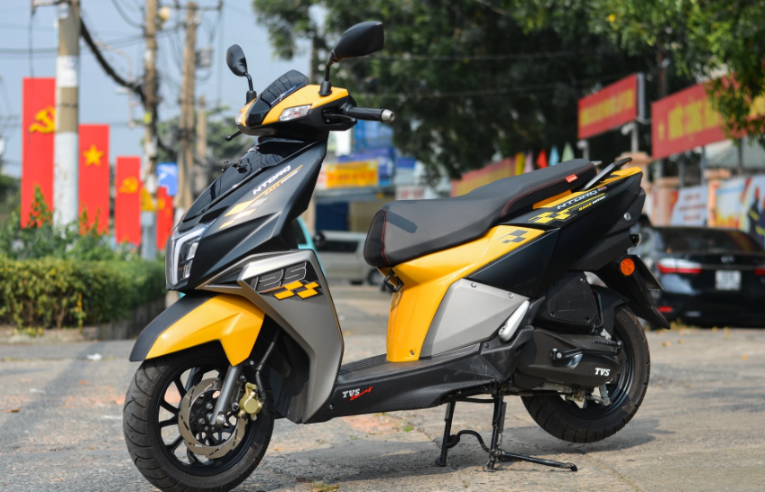 Xe tay ga TVS Ntorq bất ngờ xuất hiện, đối thủ mới của Honda Vario 125