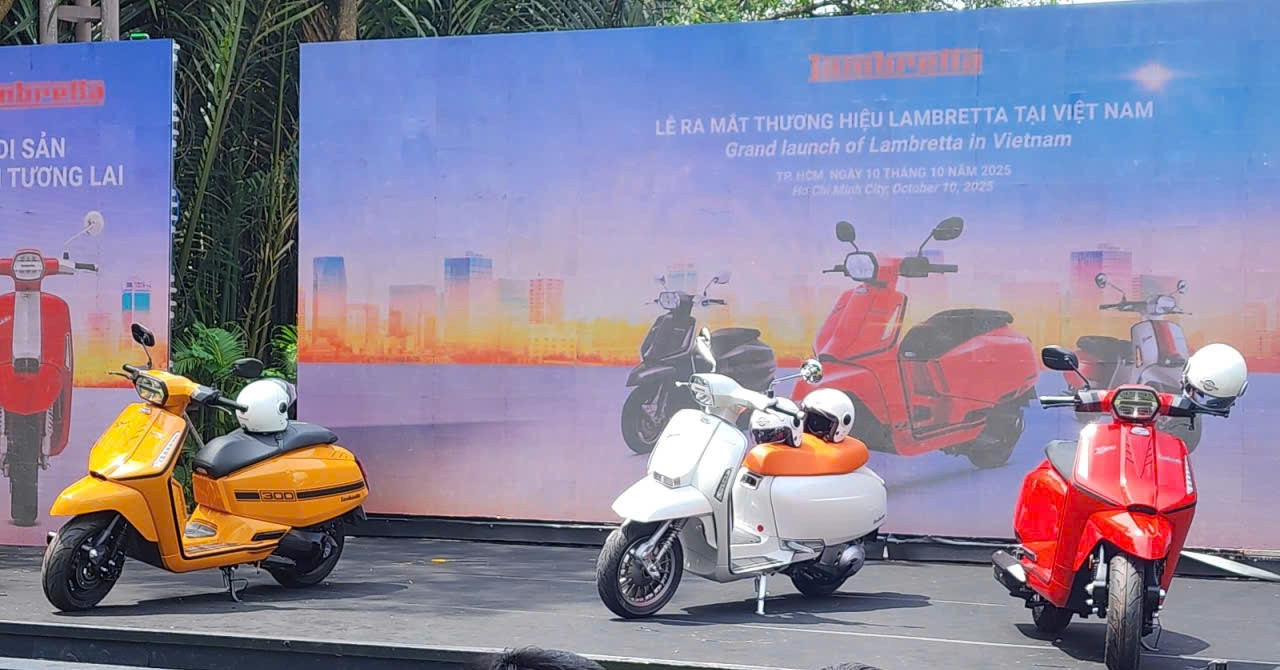 Ra mắt thương hiệu Lambretta tại Việt Nam cùng 3 mẫu xe với 3 sự lựa chọn khác biệt