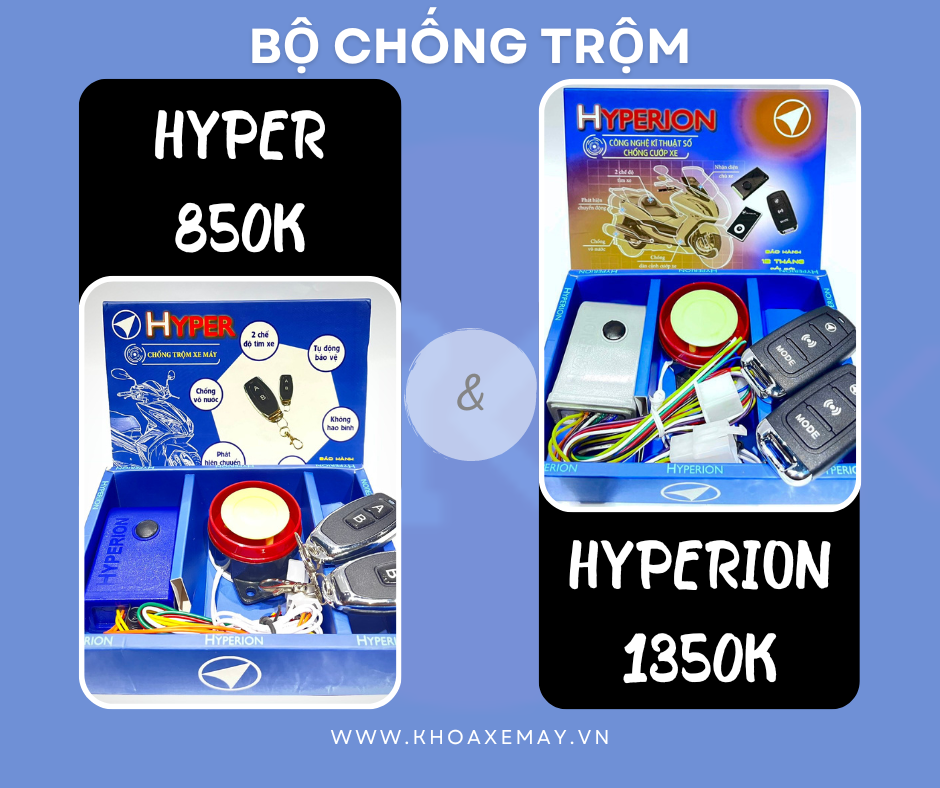 BỘ CHỐNG TRỘM XE MÁY