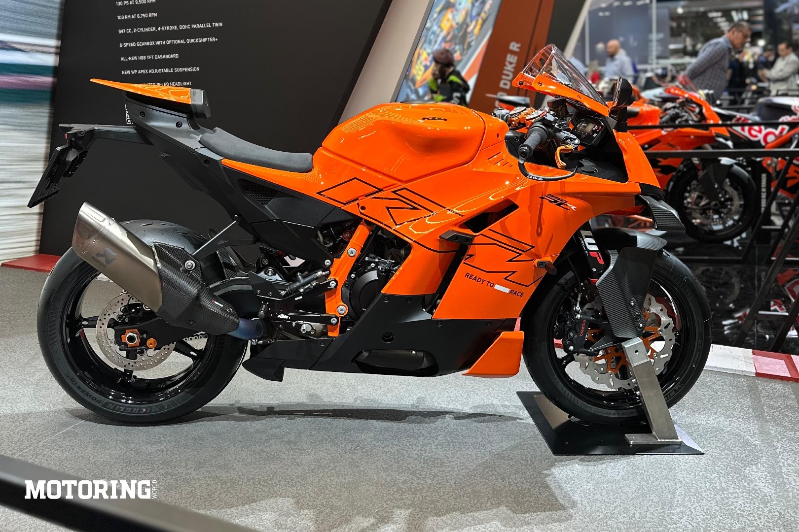 Siêu xe thể thao KTM 990 RC R 2025 ra mắt tại EICMA 2024