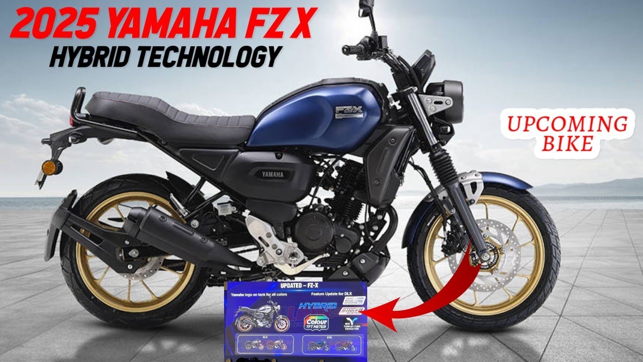 Yamaha FZ-X 2025 mẫu xe côn tay có công nghệ hybrid và màn hình TFT