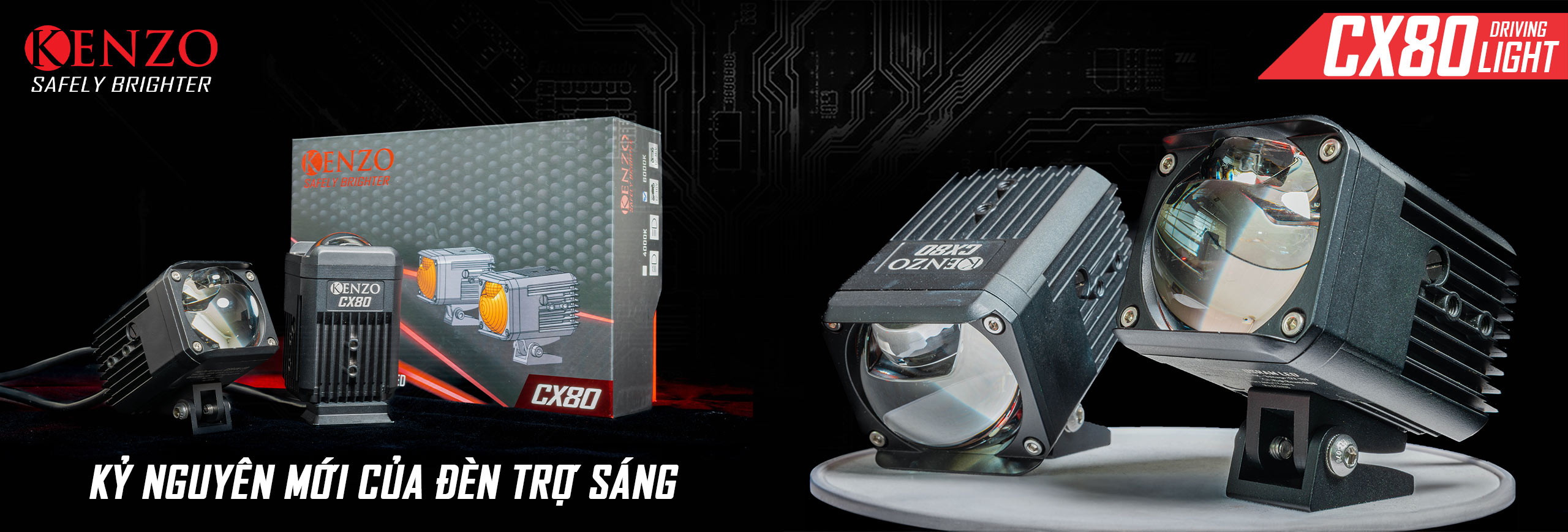 Thông tin đèn BI CẦU TRỢ SÁNG KENZO CX80