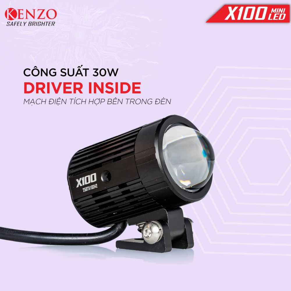 ĐÈN TRỢ SÁNG BI CẦU MINI KENZO X100 V-2025 ĐÈN TRỢ SÁNG BI CẦU MINI KENZO X100 V-2025