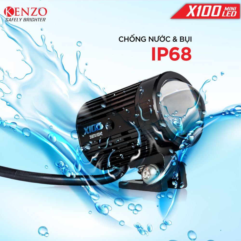 ĐÈN TRỢ SÁNG BI CẦU MINI KENZO X100 V-2025 ĐÈN TRỢ SÁNG BI CẦU MINI KENZO X100 V-2025