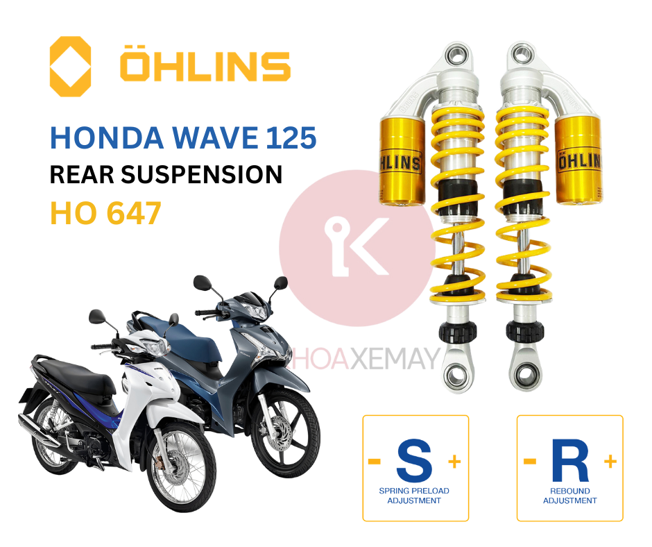 PHUỘC OHLINS HO647 - WAVE/FUTURE | Khóa Xe Máy