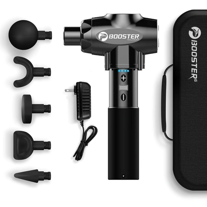 Booster E - 9 Mức Độ - 6 Đầu Massage- Máy Massage Thư Giãn Cơ Bắp
