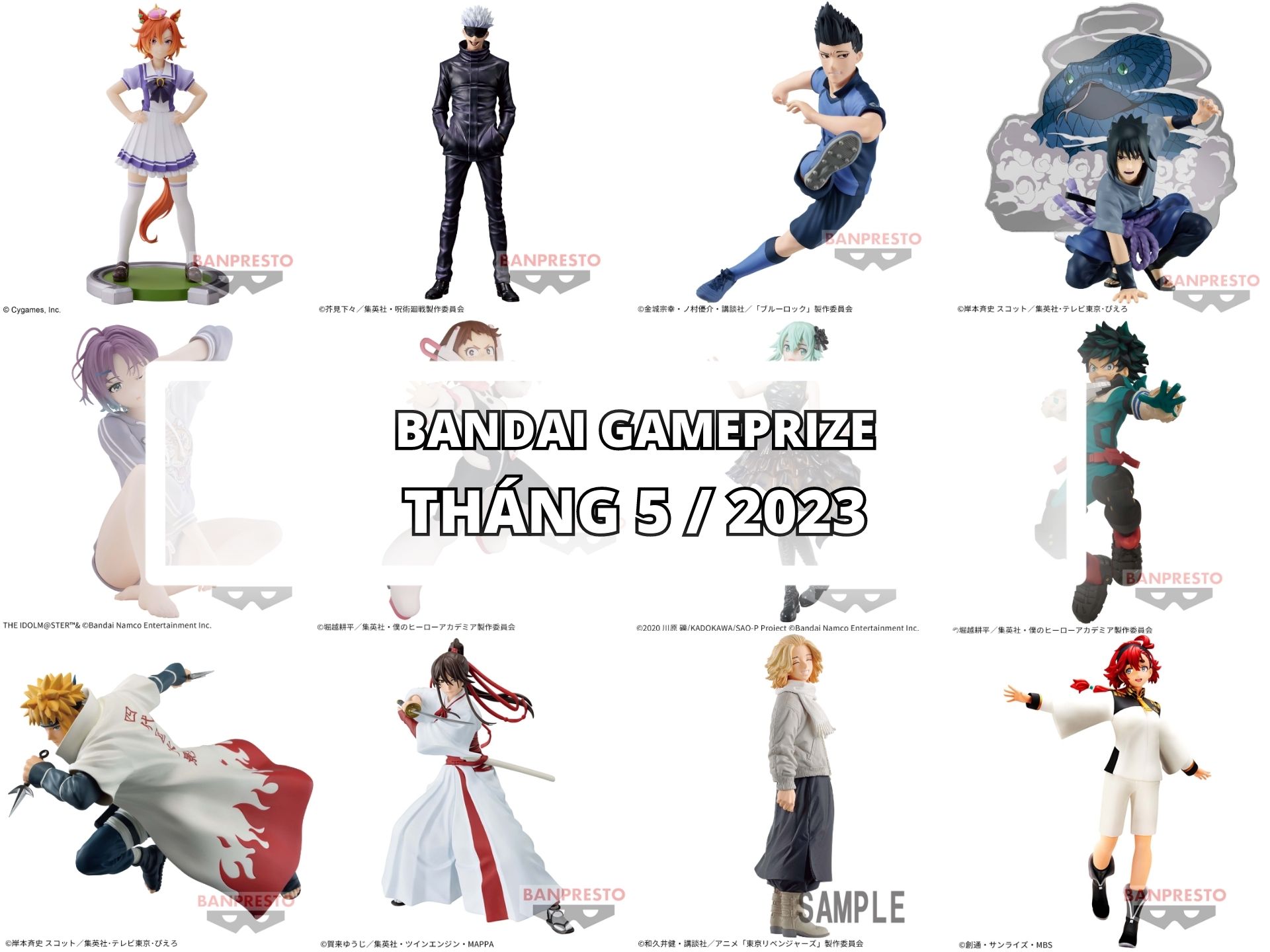 [BANDAI] LỊCH PHÁT HÀNH MÔ HÌNH GAME PRIZE THÁNG 5/2023
