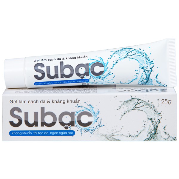 Subạc Gel làm sạch & kháng khuẩn da