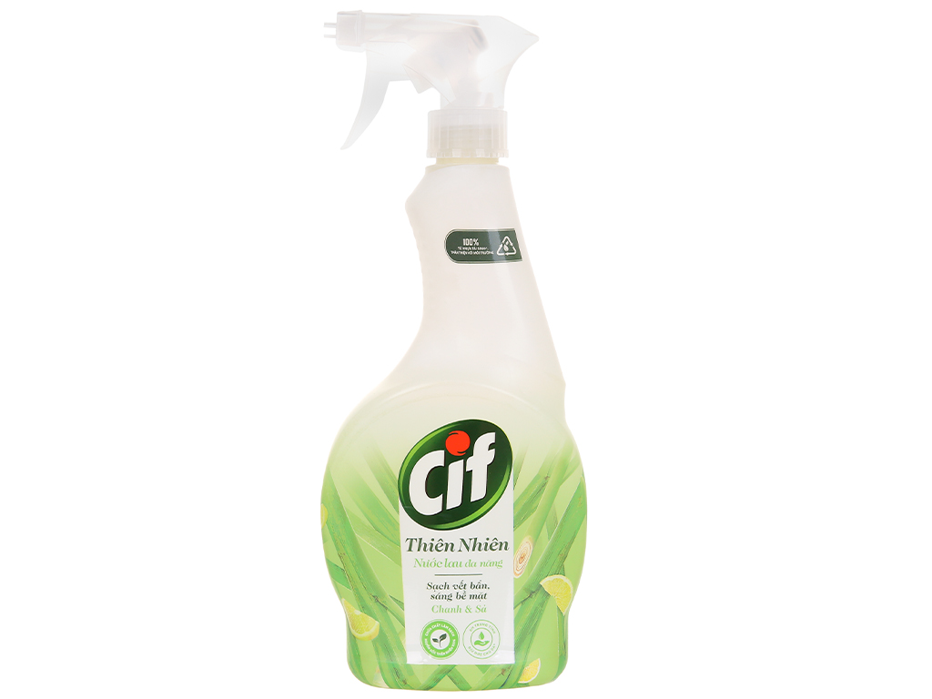 Cif xịt đa năng thiên nhiên chanh sả 500ml