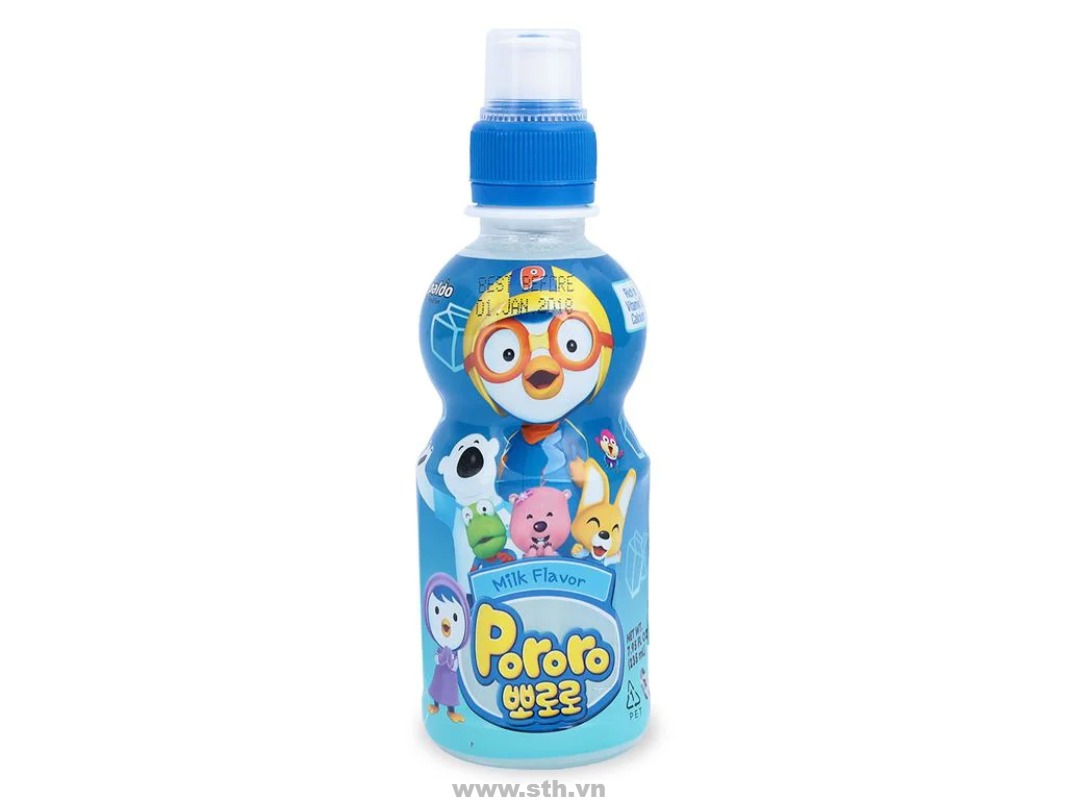 Nước trái cây Pororo vị sữa 235ml