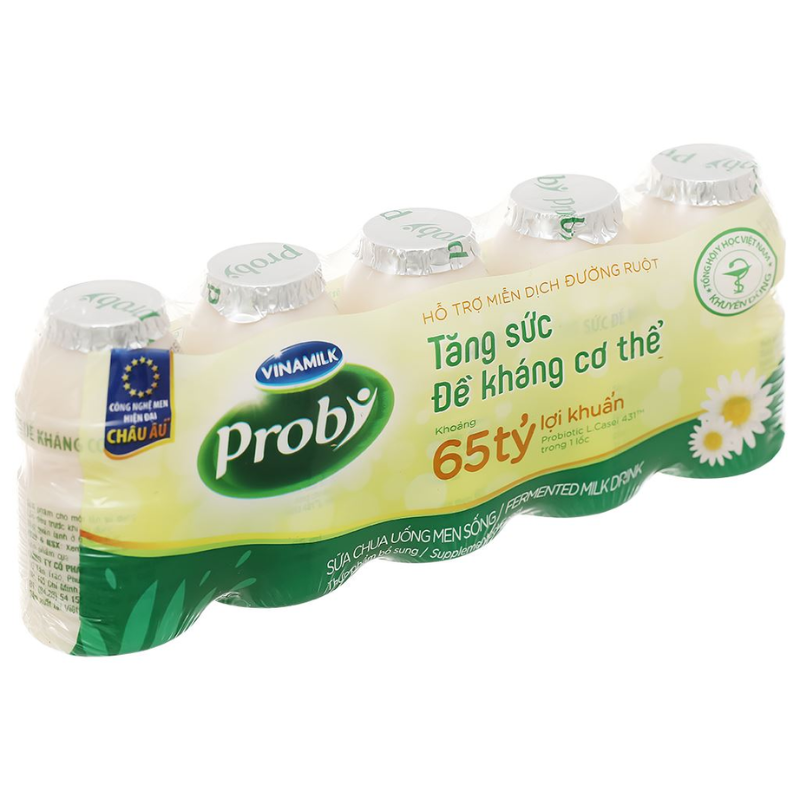 Vinamilk - Sữa chua uống Probi đường 5 chai x 65ml