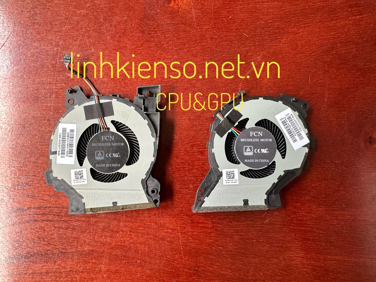 Fan HP ZBook 15V G5 Mobile Workstation L25223-001 L25224-001 CPU&GPU new