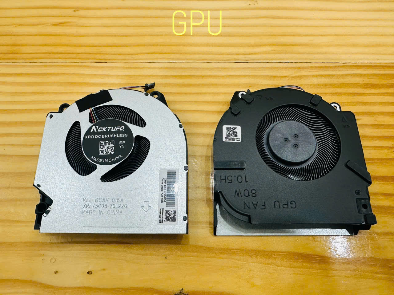Fan HP VICTUS 16D 16E 5V 80W  TPN-Q263 Q264 CPU GPU Hàng Linh Kiện