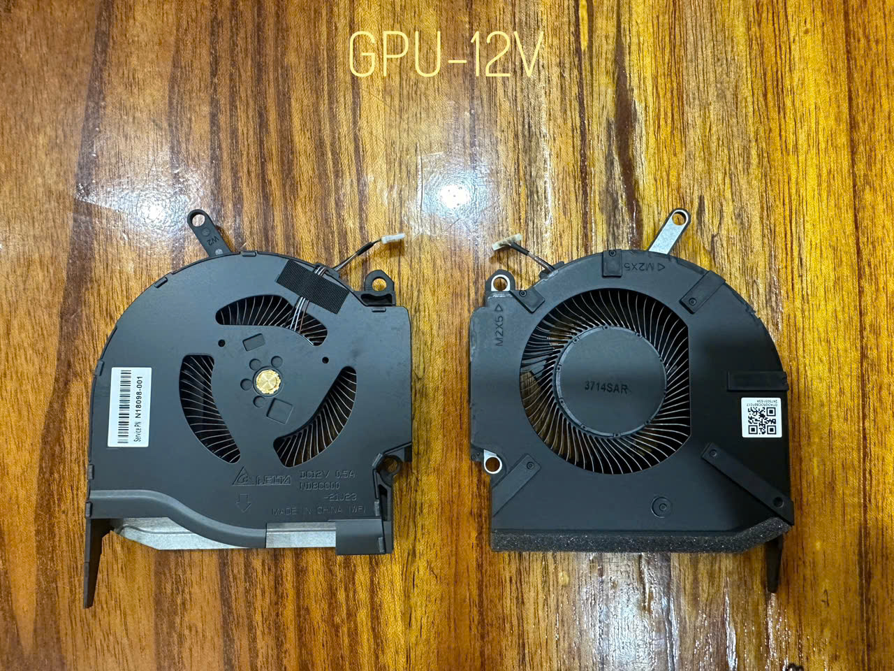 Fan HP OMEN 16-K 16-N 16K 16N Pro TPN-Q280 12V CPU GPU  Hàng Zin