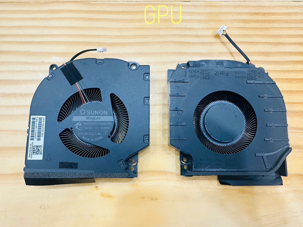 Fan HP Gaming VICTUS 16-R 16R 16S TPN-C169 RTX3050 CPU GPU