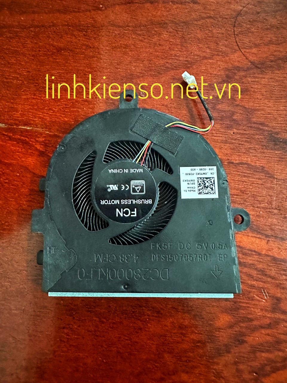 Fan DELL INSPIRON 3480 3481 5493 P89G Latitude 3490 0WYGK2 New ZIN