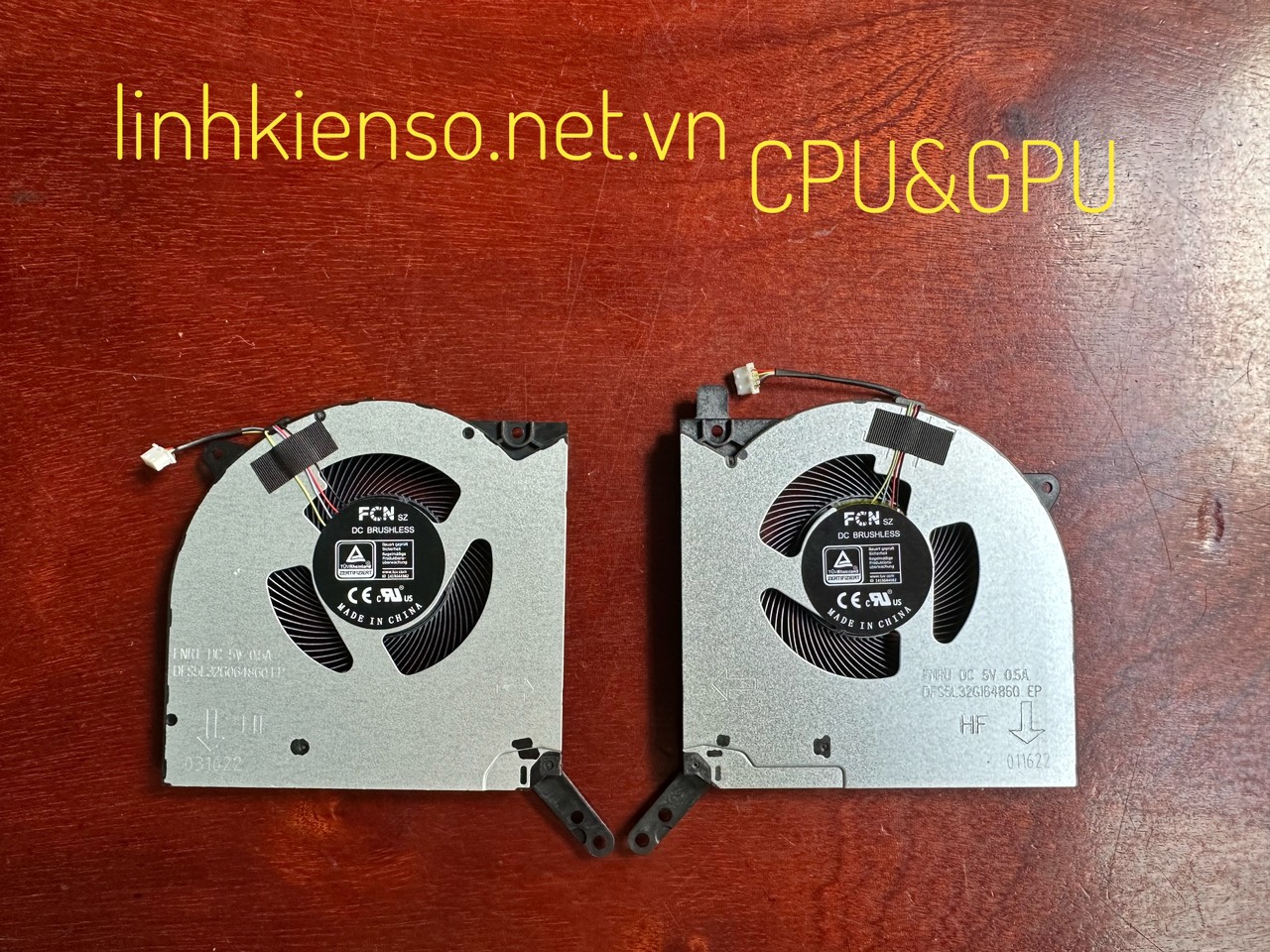 Quạt Lenovo R7000 2020 Y550-15E Legion 5-15ARH05 Fan Lenovo R7000 2020 Y550-15E Legion 5-15ARH05 CPU GPU 5V mới