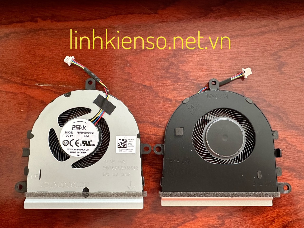 Fan Dell Inspiron 5570 5575 3585 5593 Vostro 3500 3501 7MCD0 Thay cho máy không DVD Mới 100% hàng Zin