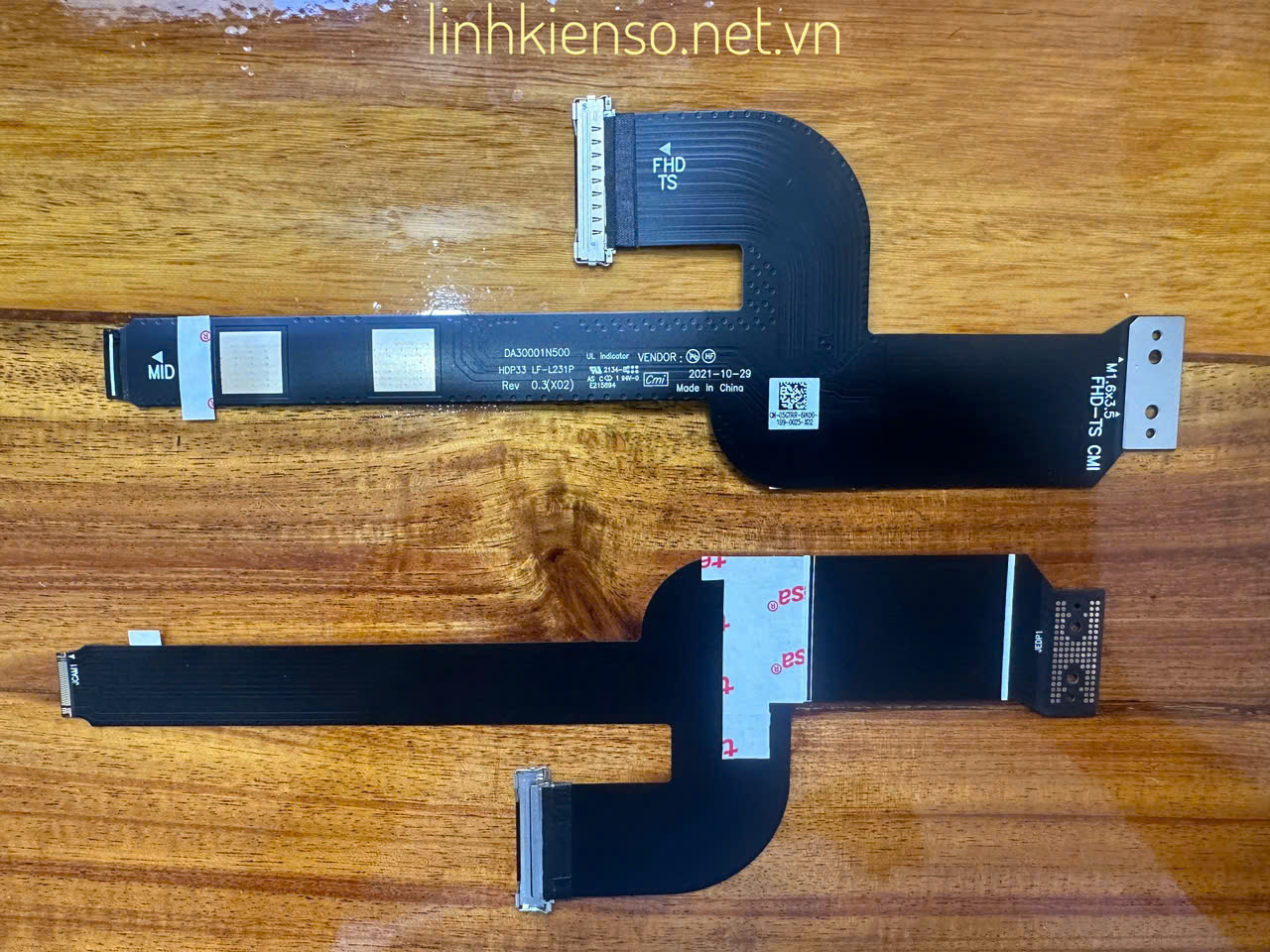 Cable Lcd Dell XPS 13 9315 (2022) 4K TOUCH DA30001N611 HDP33 LF-L232P DT21D có cảm ứng  mới