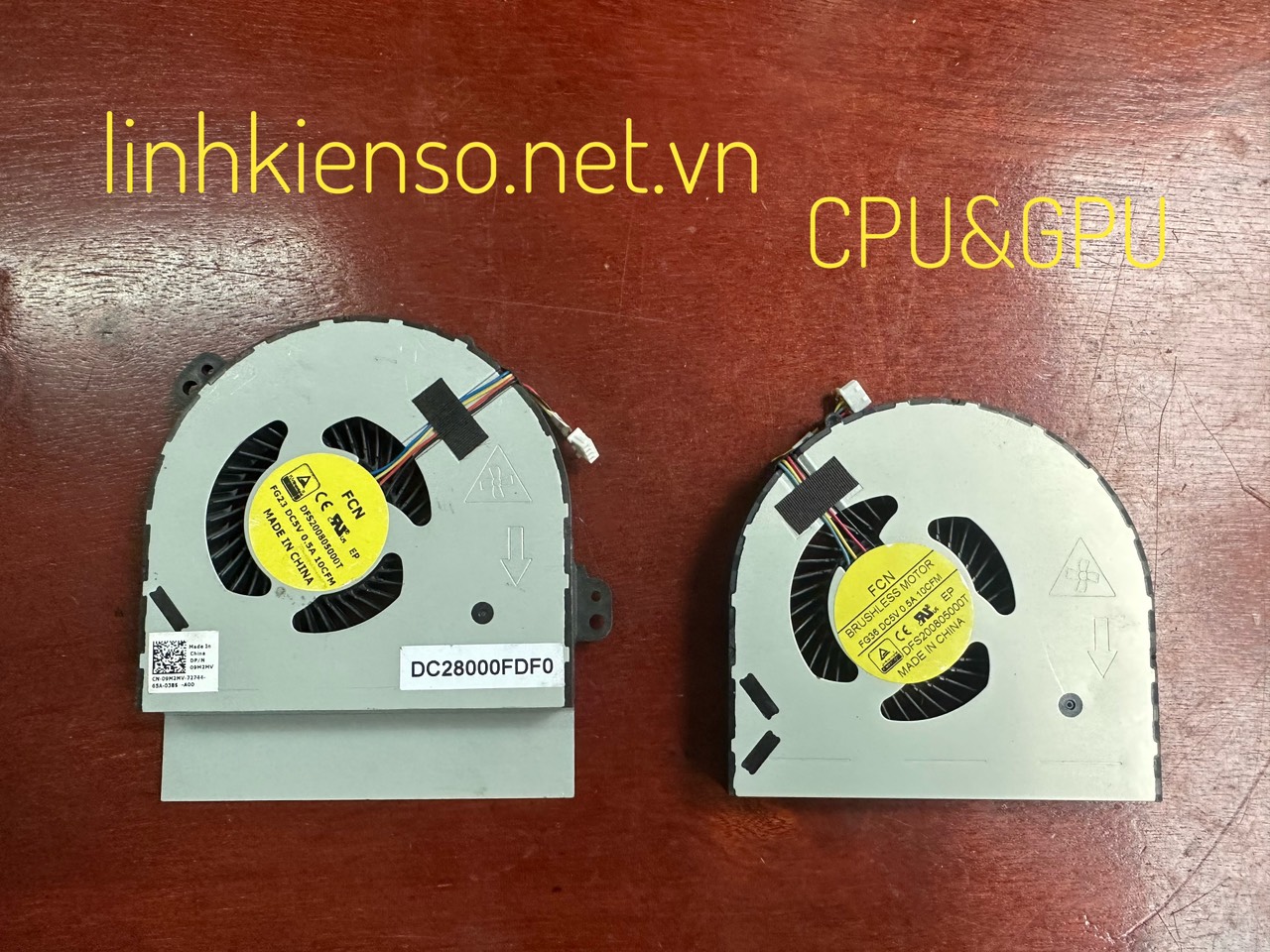 Fan Quạt Dell Alienware 15 R2 15R2 P42F ALW15ED-1718 DFS200805000T CPU GPU mới