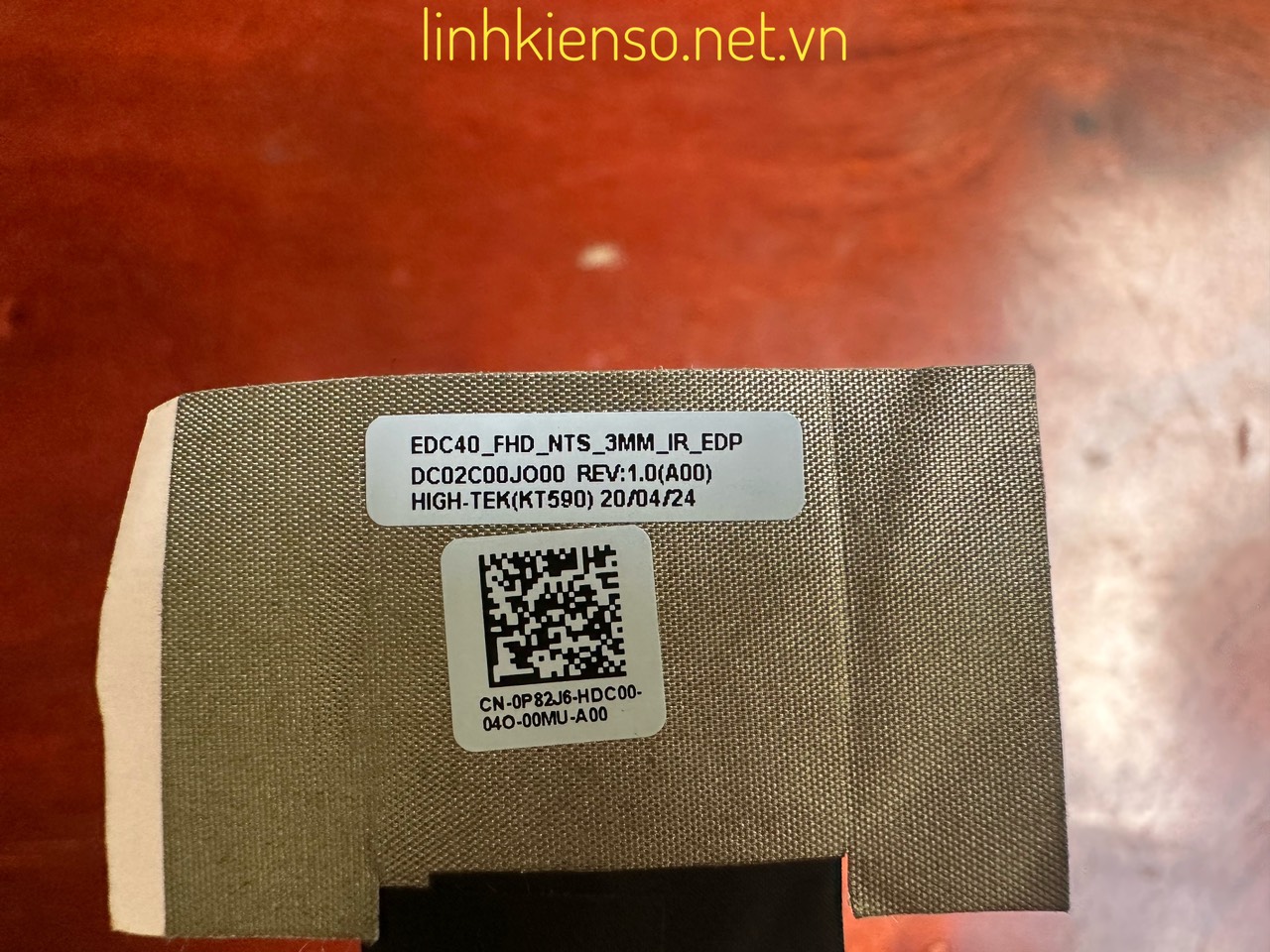 Cáp màn hình Lcd Dell Latitude 7400 E7400 08XJN2 DC02C00JM00 30pin FHD IR mới