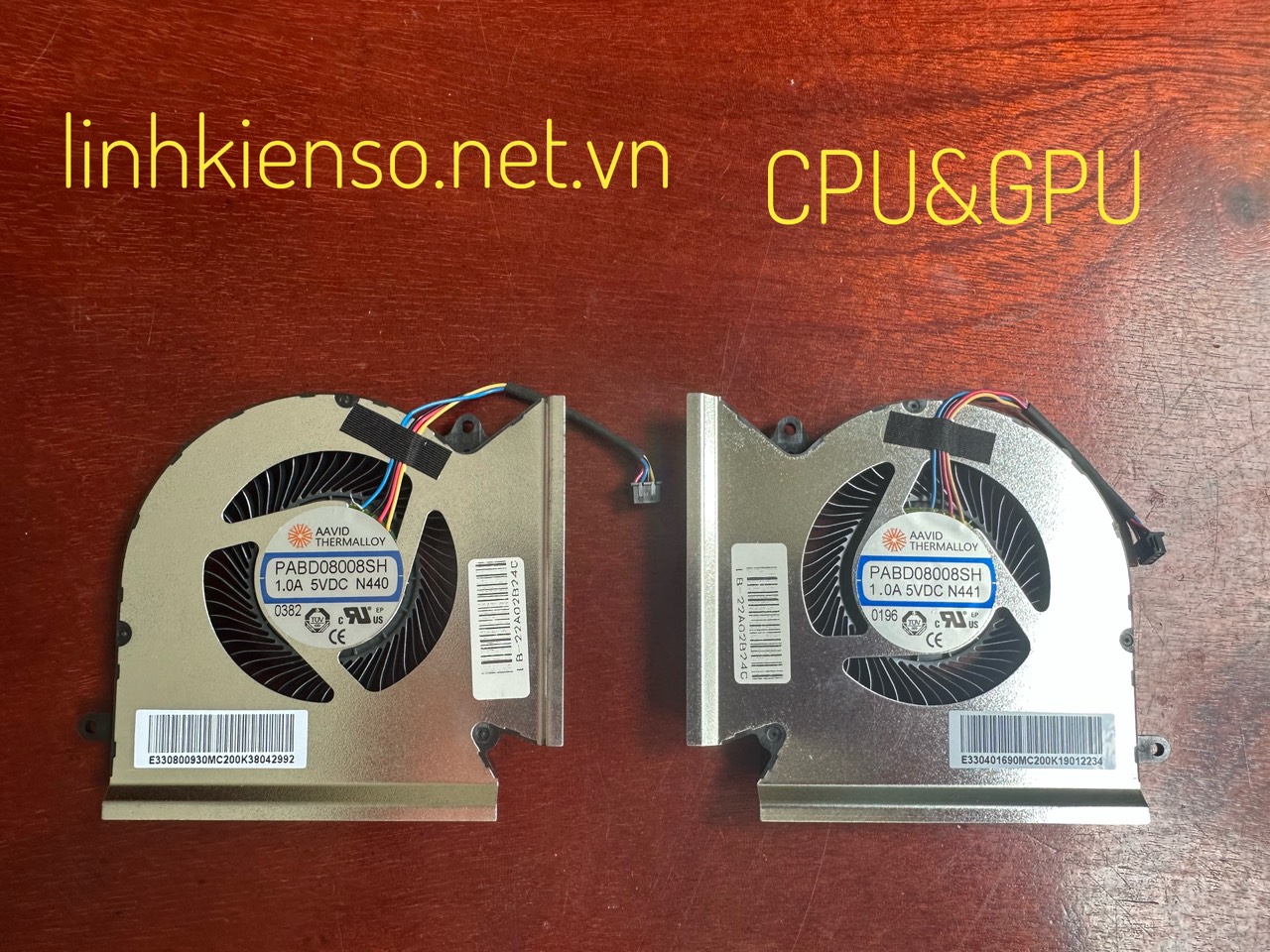 Fan MSI GE66 GL66 CPU N440 GPU N441 10SD 10SE 10SF MS-1541 MS-1542 mới