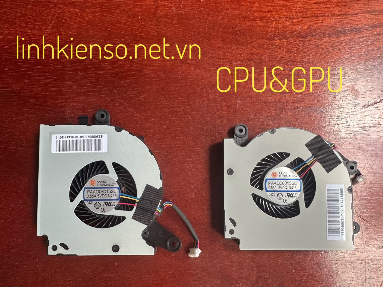 Fan MSI MS-17F3 MSI GF75 Thin 8RC 8RD 9SC 9SD PAAD06015SL N416 N415 CPU&GPU mới