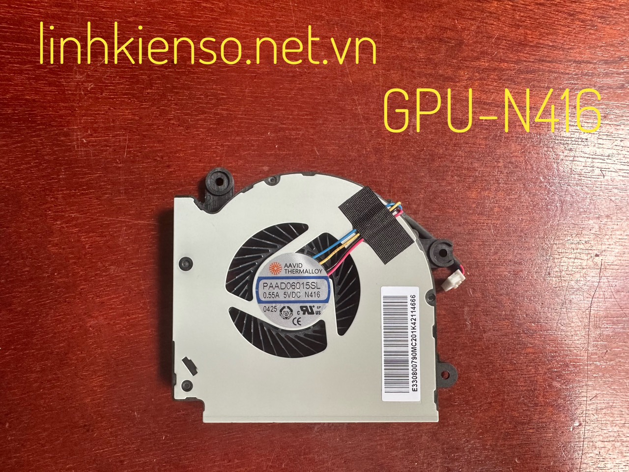 Fan MSI MS-17F3 MSI GF75 Thin 8RC 8RD 9SC 9SD PAAD06015SL N416 N415 CPU&GPU mới