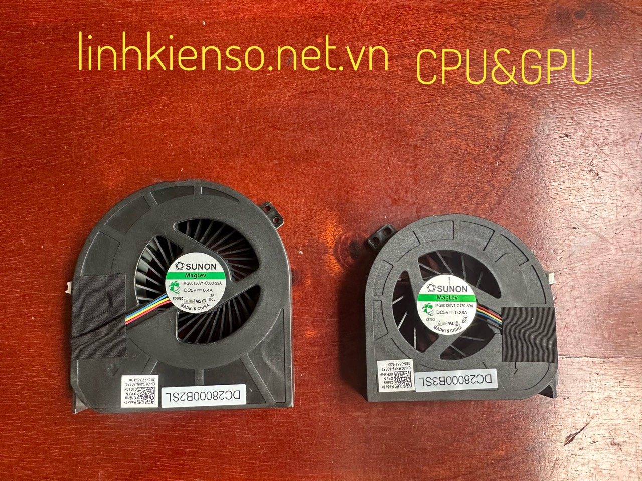 Fan Dell Precision M4700 CPU GPU 01G40N 0CMH49 MG60120V1-C170-S9A MG60150V1-C030-S9A mới
