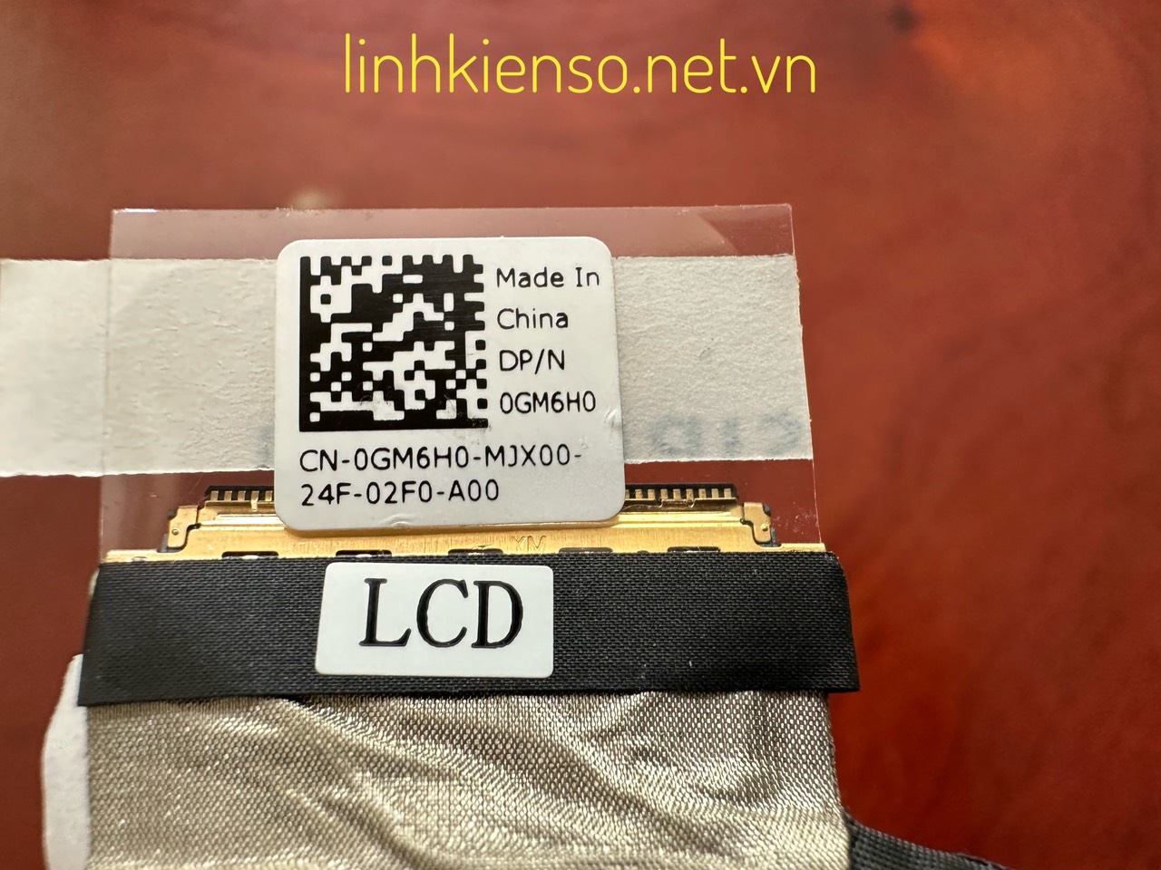 Cáp màn hình Dell Inspiron 5410 7415 5400 2-in-1 N5400 N5410 N7415 2in1 0GM6H0 450.0N801.0001 40pin mới