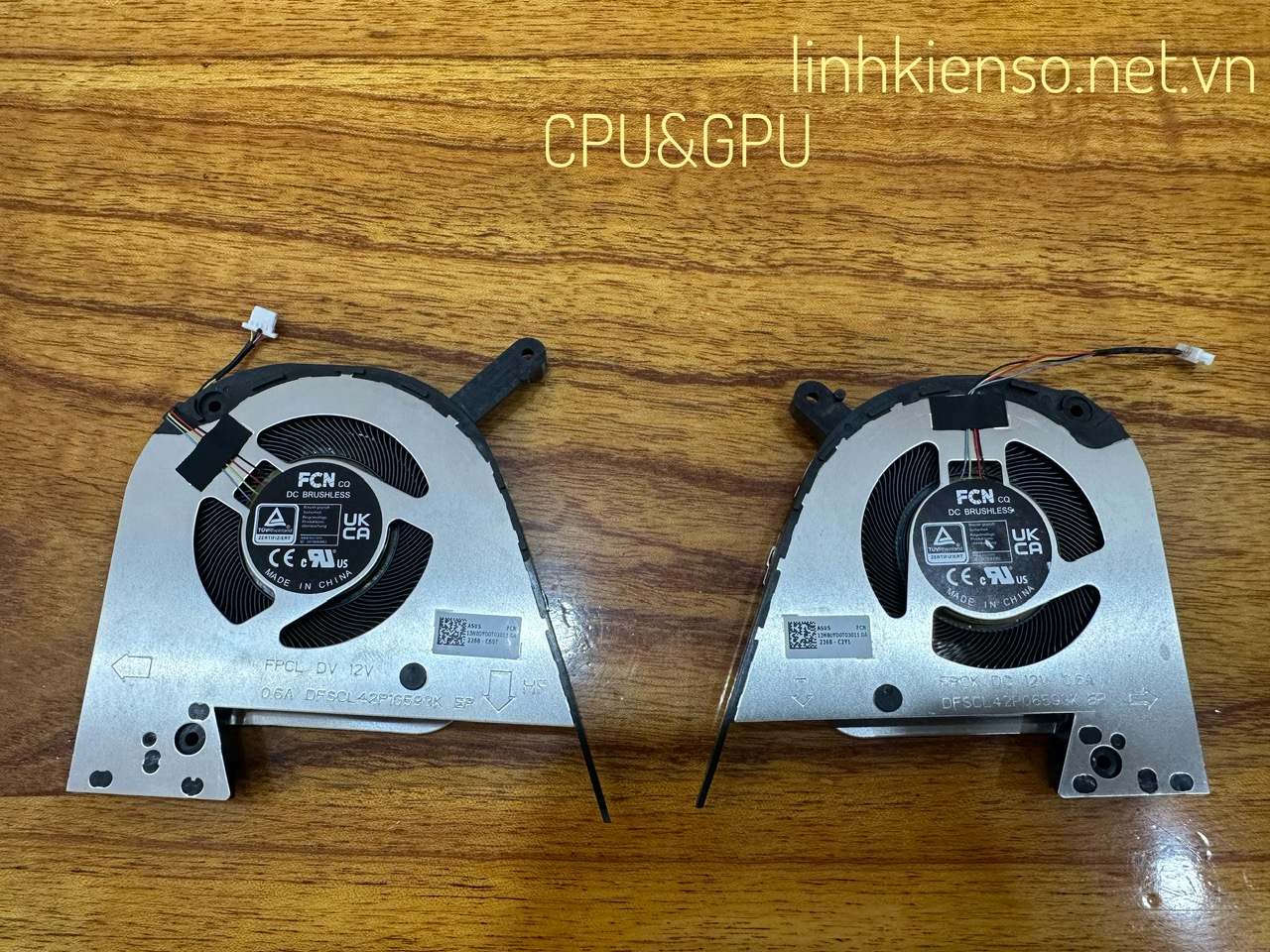 Fan Asus Vivobook Pro 15X OLED  N6501ZM K6501Z K6501ZM DC12V CPU&GPU  Hàng ORG
