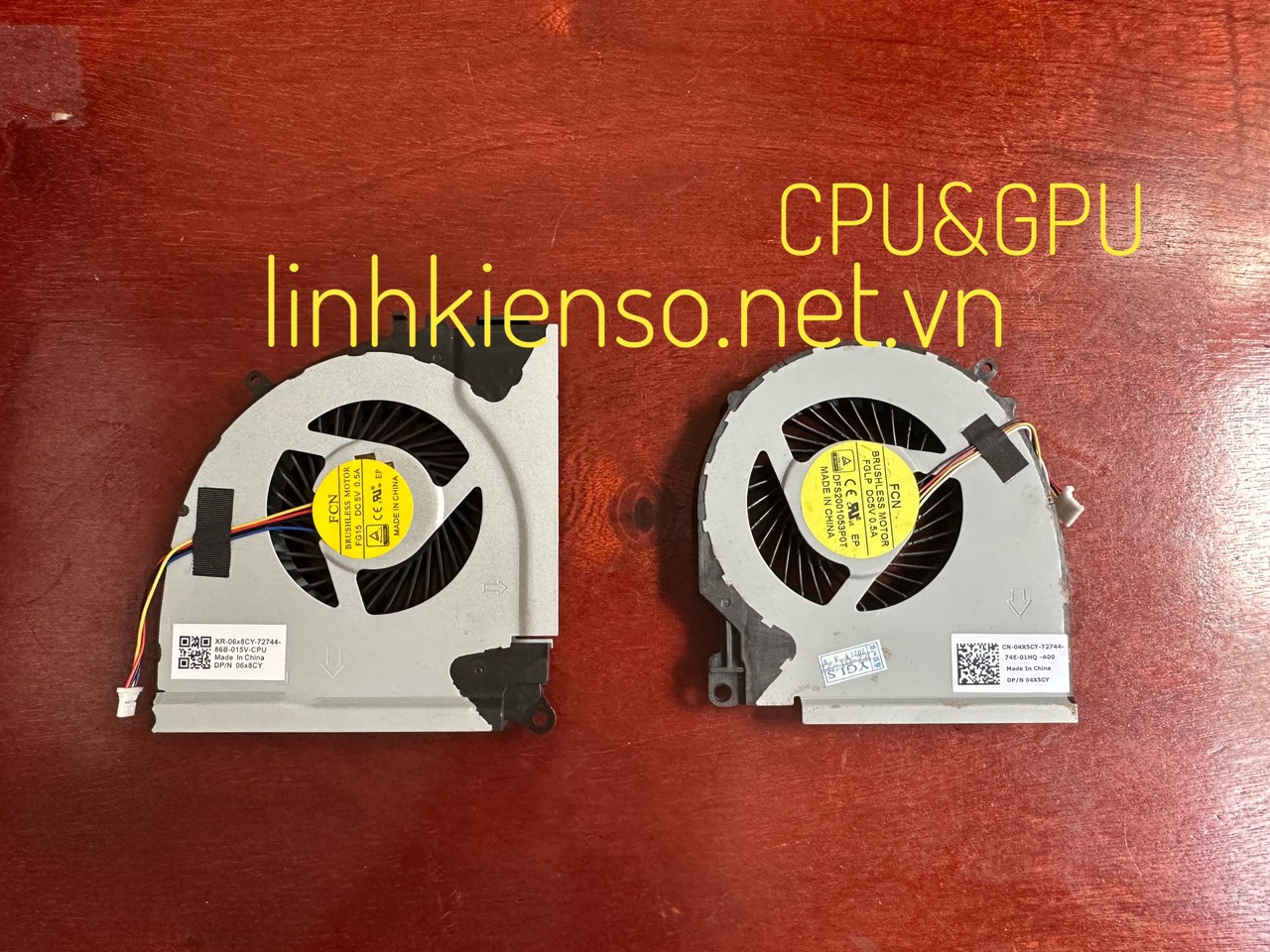Fan Dell Inspiron 15 7559 N7559 04X5CY 0RJX6N CPU GPU