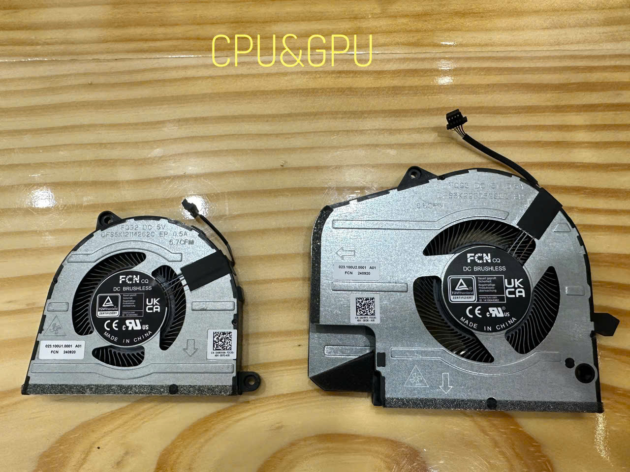 Fan Dell Inspiron 16 Plus 7630 7635 N7630 N7635 CPU GPU  0WMXW4 040RPX