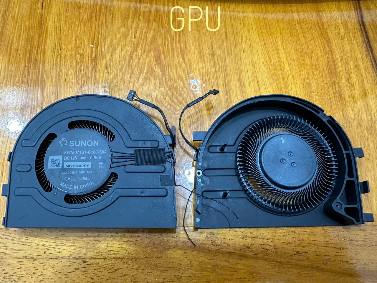 Fan Lenovo ThinkPad P1 Gen 4  P1Gen4 CPU GPU X1 Extreme 4th RTX30 EG75071S1-C150-S9A  Hàng ORG