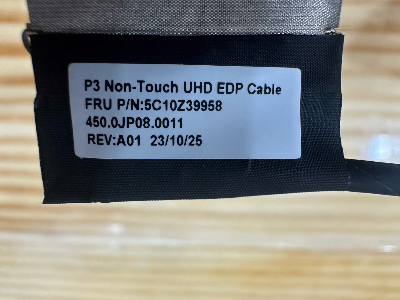 Cable Lcd Lenovo Thinkpad P1 Gen 3 P1Gen3 Non Touch UHD 5C10Z39958 450.0JP08.0011